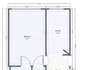 Plattegrond van een pand uit een splitsingsdossier